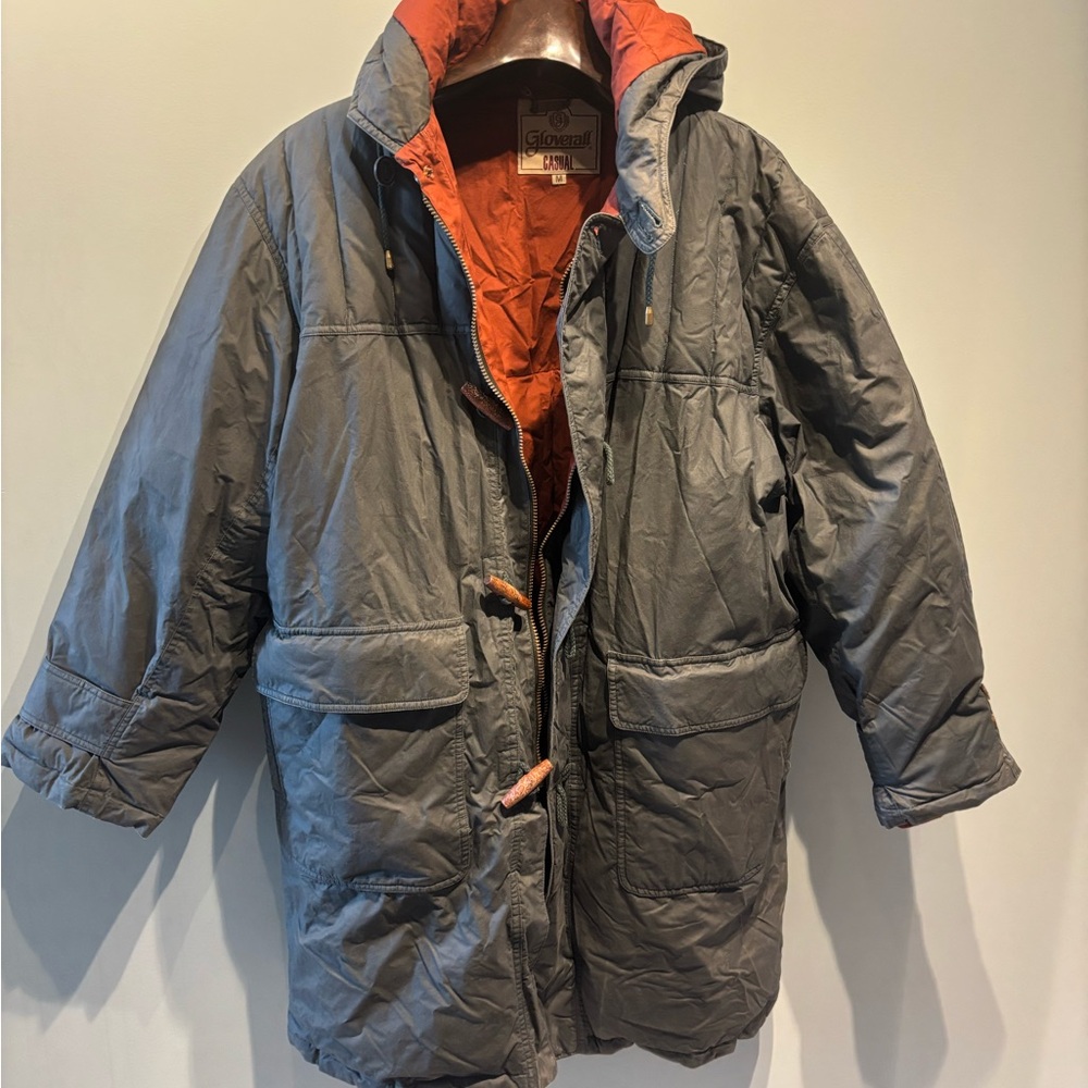 100% Cotton 1990’s Men’s Gloverall Casual Winter Coat (size medium)
